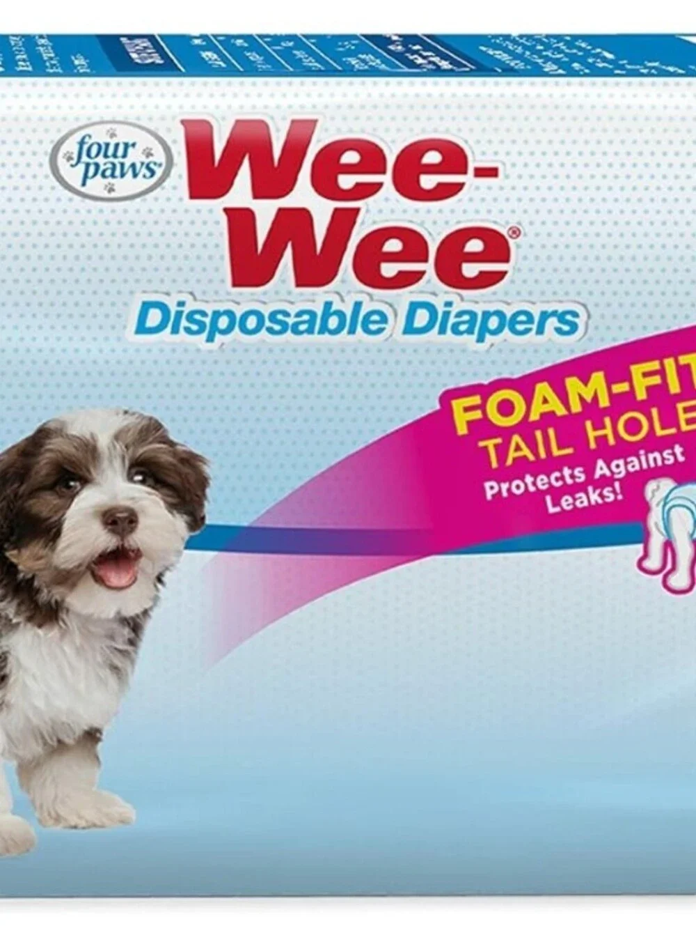 Four Paws Wee-Wee Disposable Dog Diapers, X-Small, 12 Count